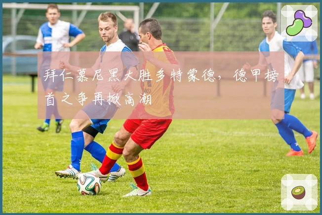 拜仁慕尼黑大胜多特蒙德，德甲榜首之争再掀高潮